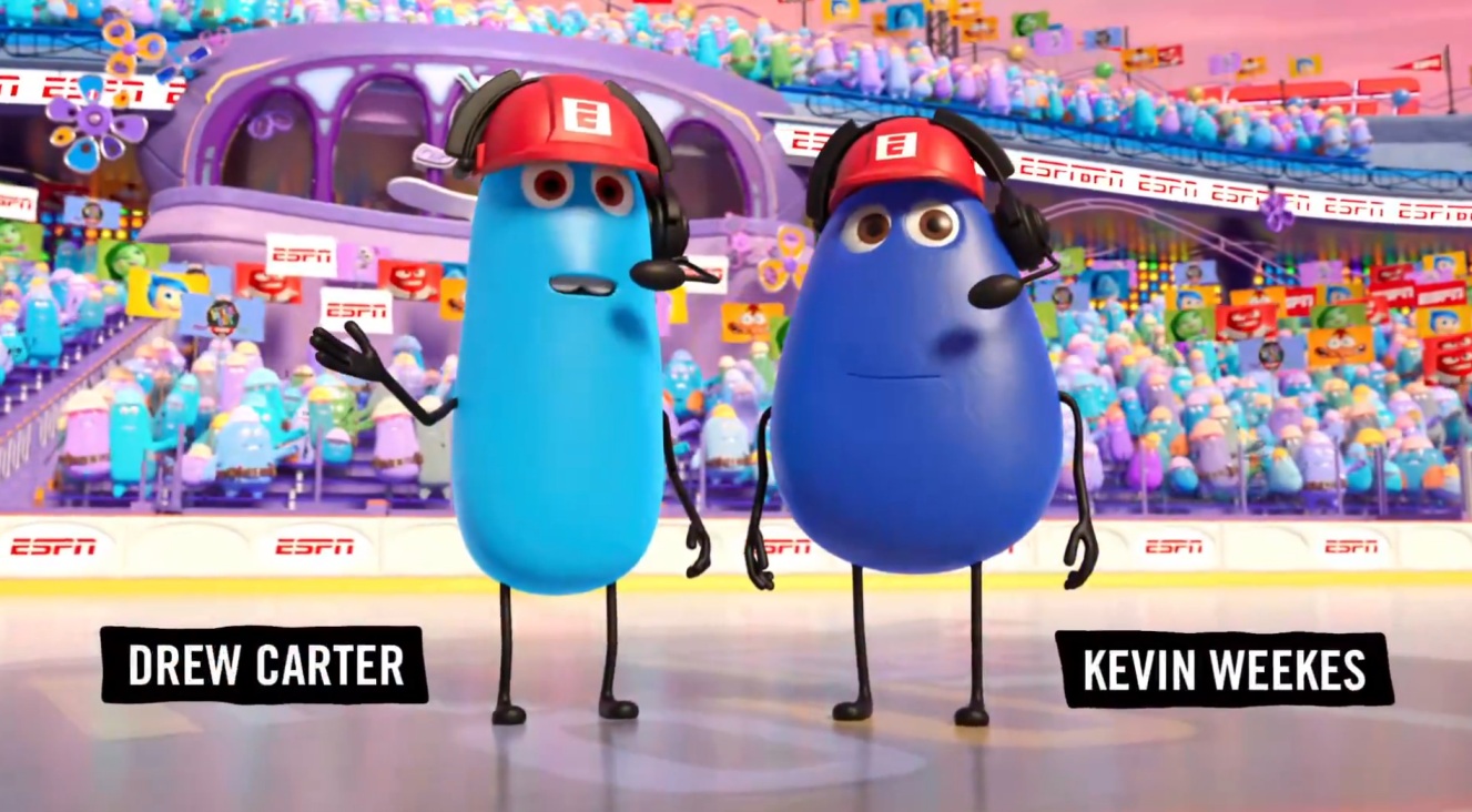 NHL x ESPN animowana transmisja