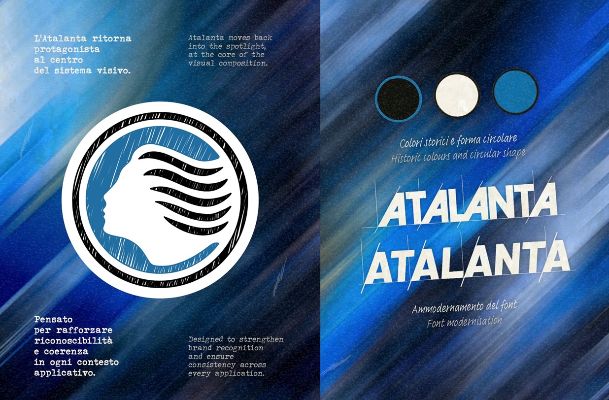 Atalanta Bergamo - nowy logotyp