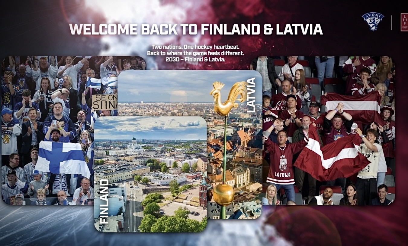 Helsinki i Ryga zorganizują hokejowe Mistrzostwa Świata 2030