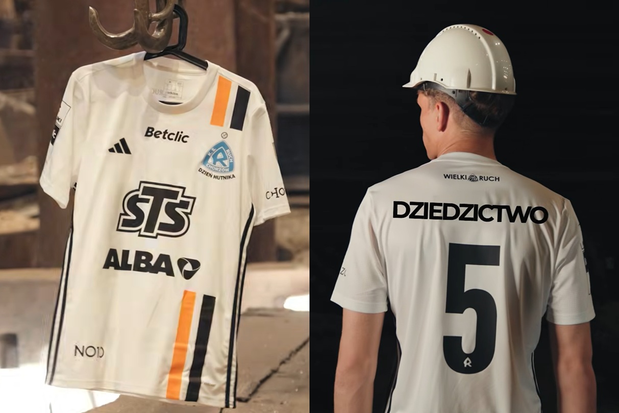 Ruch Chorzów - koszulki na Dzień Hutnika