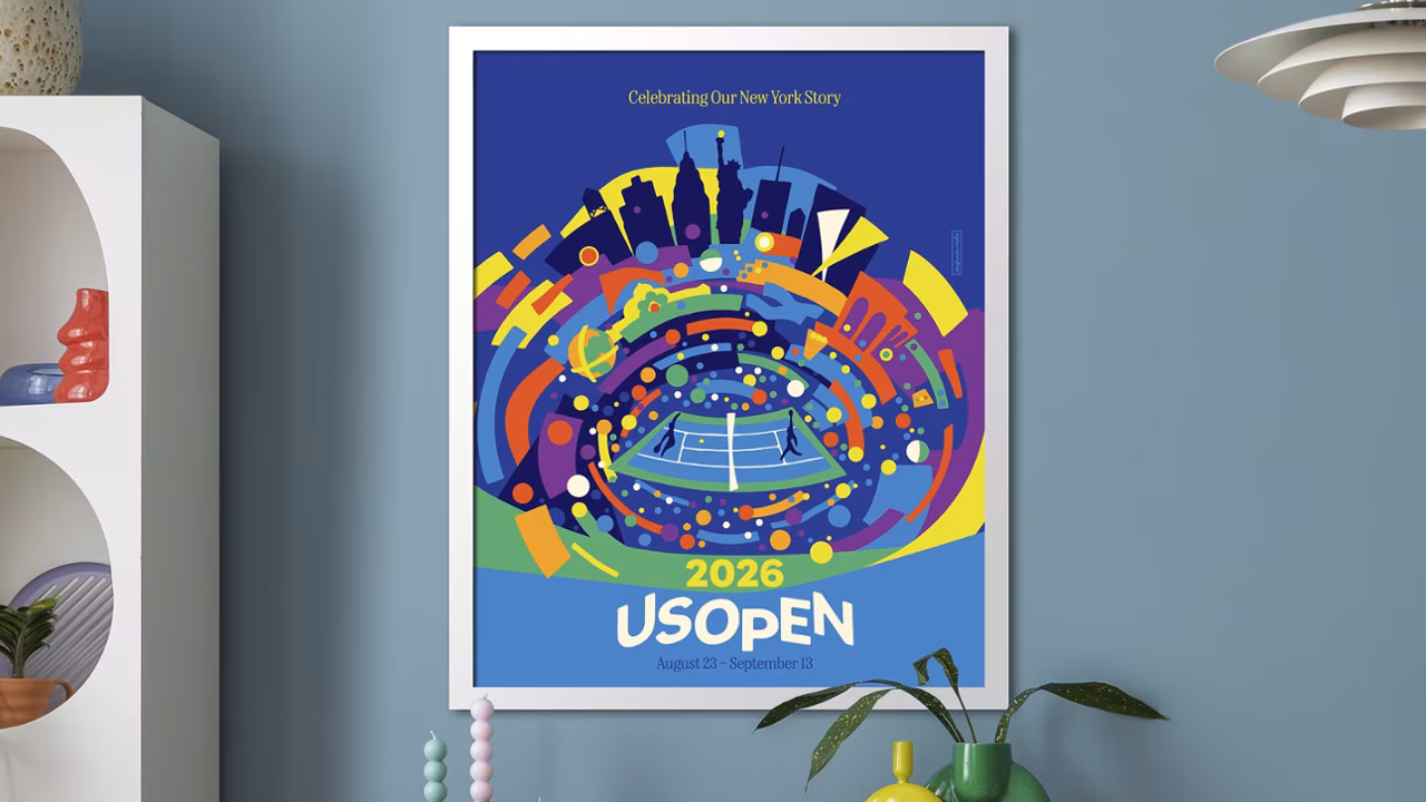 US Open 2026 - identyfikacja wizualna