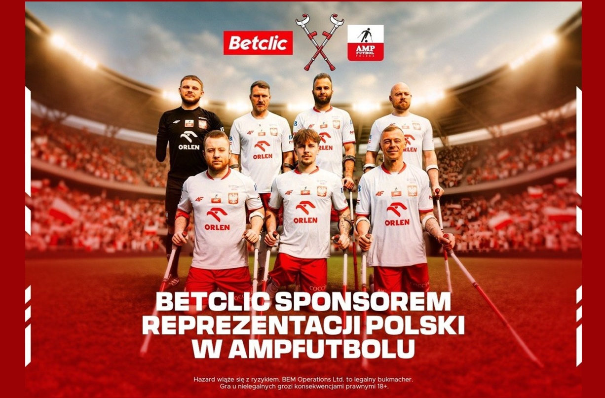 Betclic nowym Oficjalnym Sponsorem Reprezentacji Polski w ampfutbolu