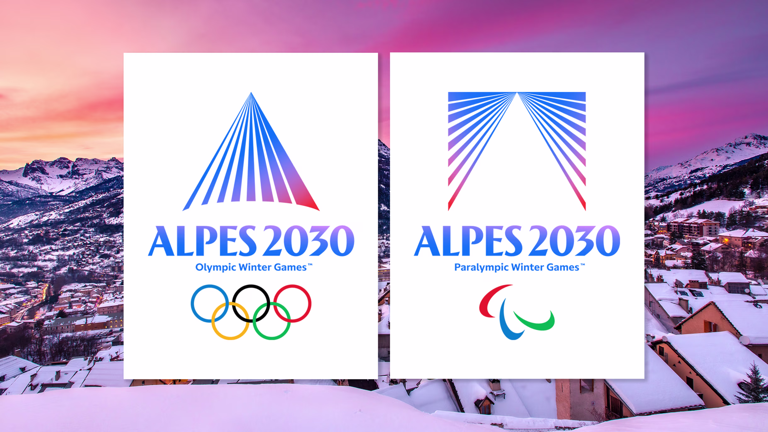 IO 2030 Alpy Francuskie - logotypy