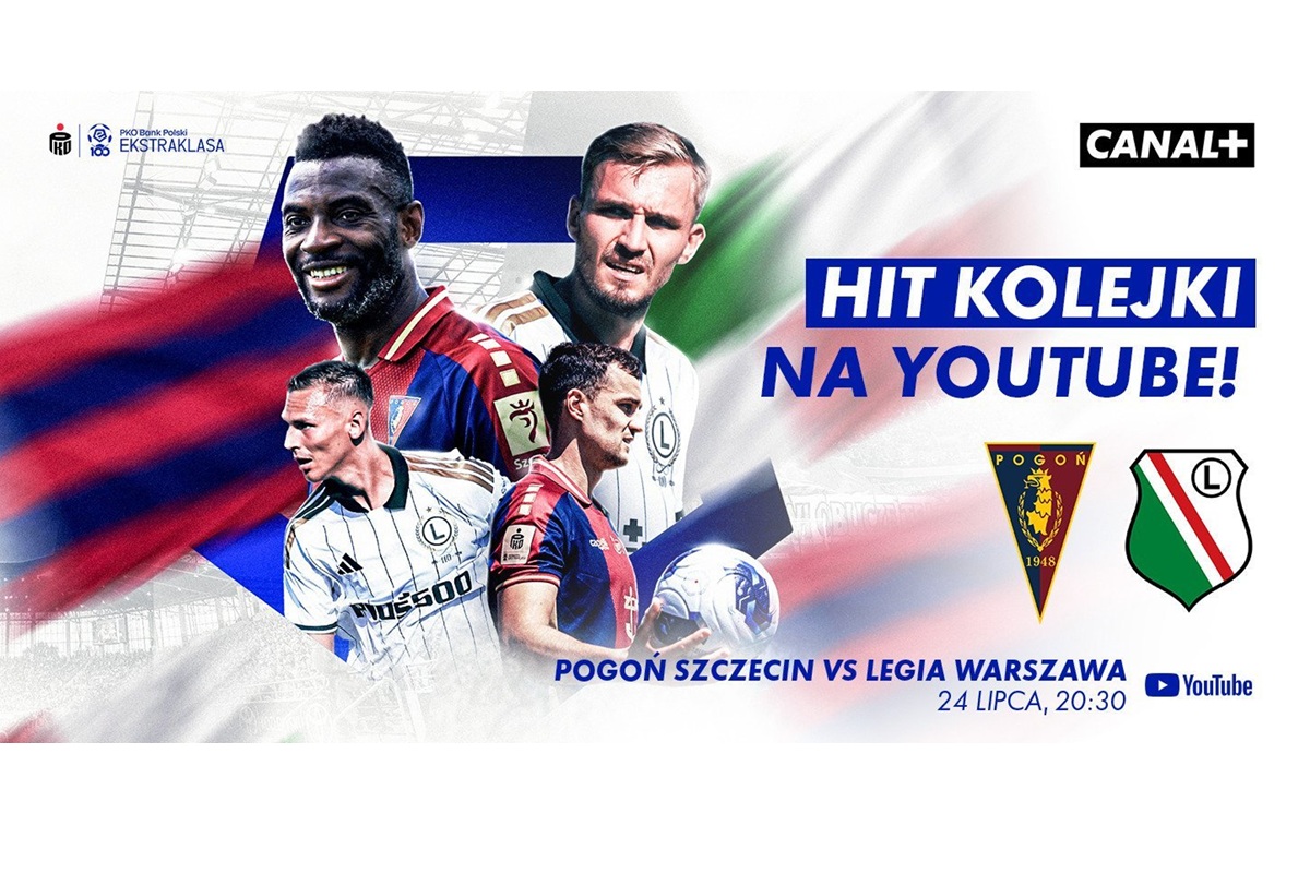 Inauguracja Ekstraklasy za darmo na YouTube