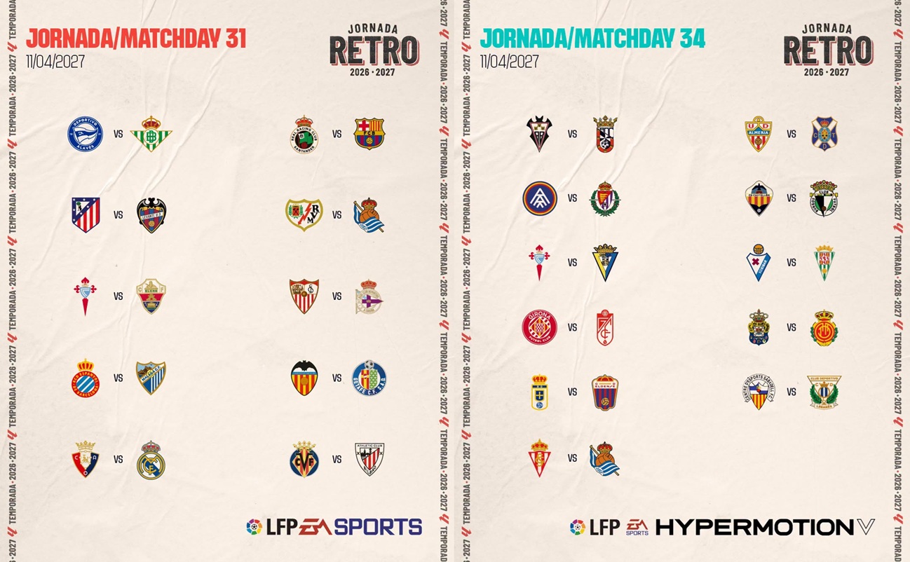 LaLiga 2026-27 - Retro weekend