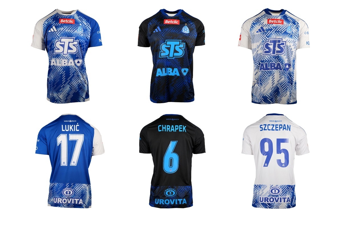Ruch Chorzów - nowe koszulki 2026-27
