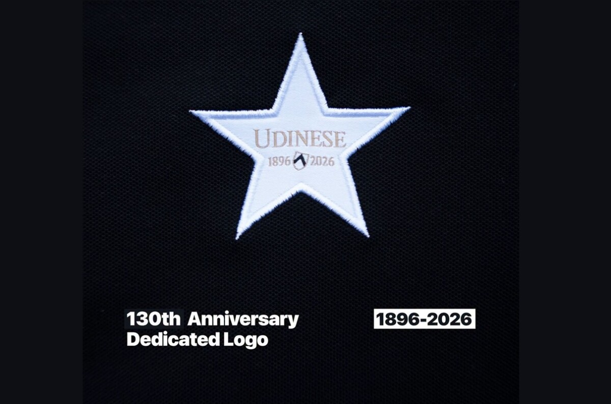 Udinese - logotyp jubileuszowy 130-lecie