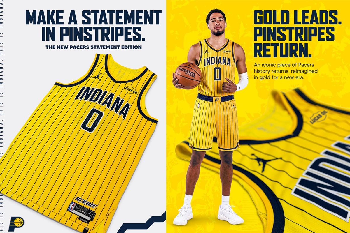 Indiana Pacers - stroje Statement Edition 2026-27