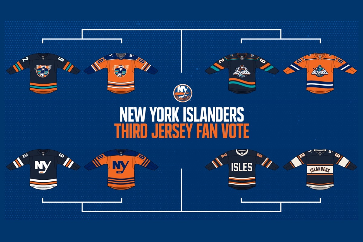 New York Islanders - projekt trzeciej koszulki