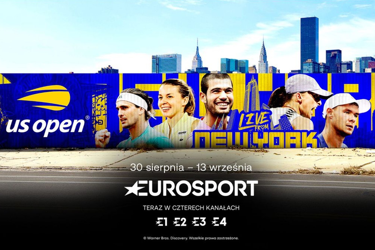 US Open 2026 w Eurosport