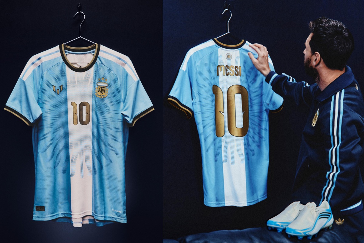 Adidas - specjalna koszulka Argentyny na ostatni mecz Messiego