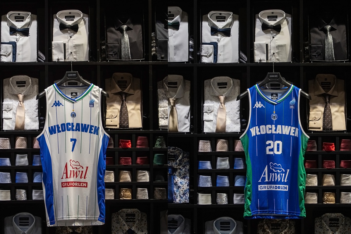 Anwil Włocławek - koszulki Kappa na ENBL 2026-27