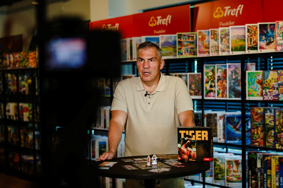 Dariusz „Tiger” Michalczewski i gra Tiger od Trefla