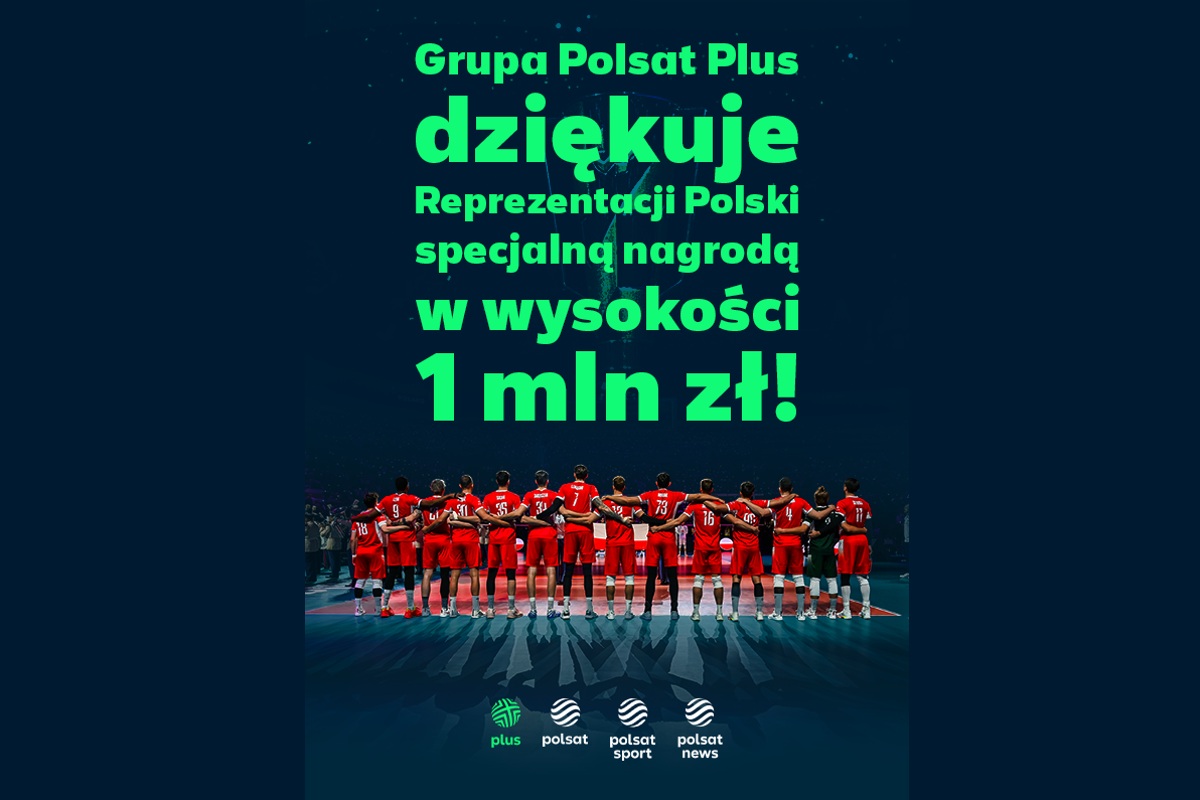Grupa Polsat Plus - specjalna nagroda dla reprezentacji Polski