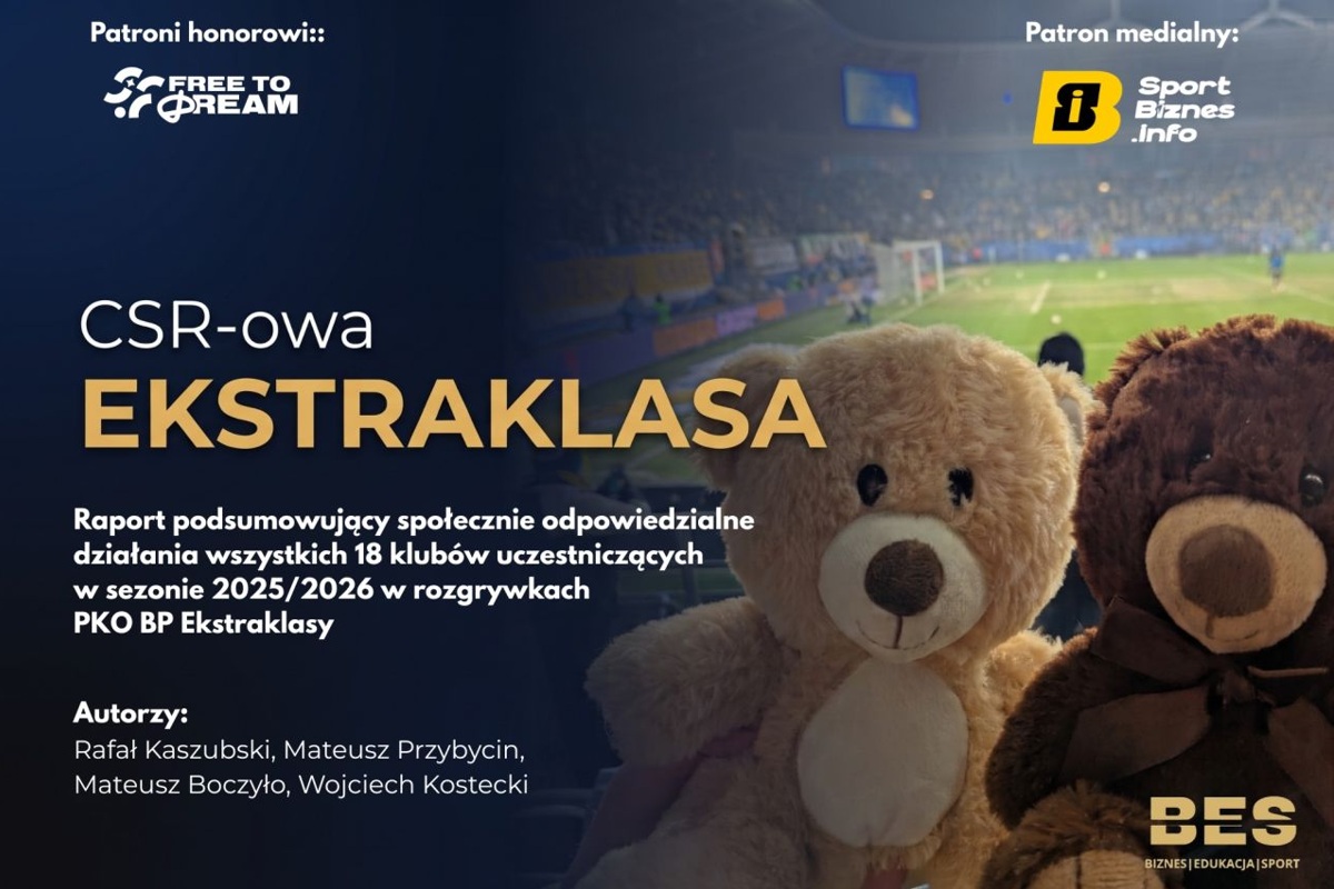 Raport BES o społecznej odpowiedzialności (CSR) polskich klubów w sezonie 2025-26