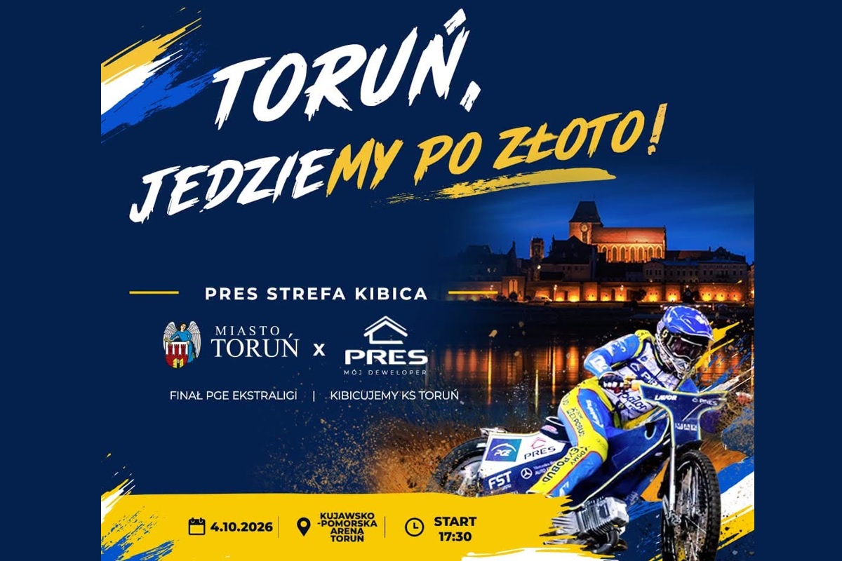 Toruń - strefa kibiców na finał PGE Ekstraligi 2026