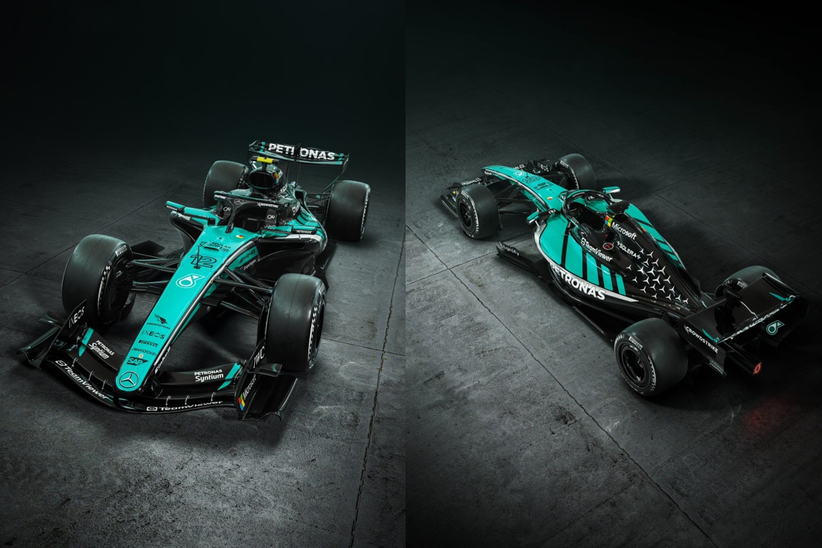Mercedes-AMG PETRONAS F1 Team - malowanie bolidu