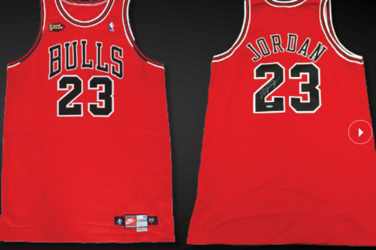 Michael Jordan koszulka z finałów NBA 1998