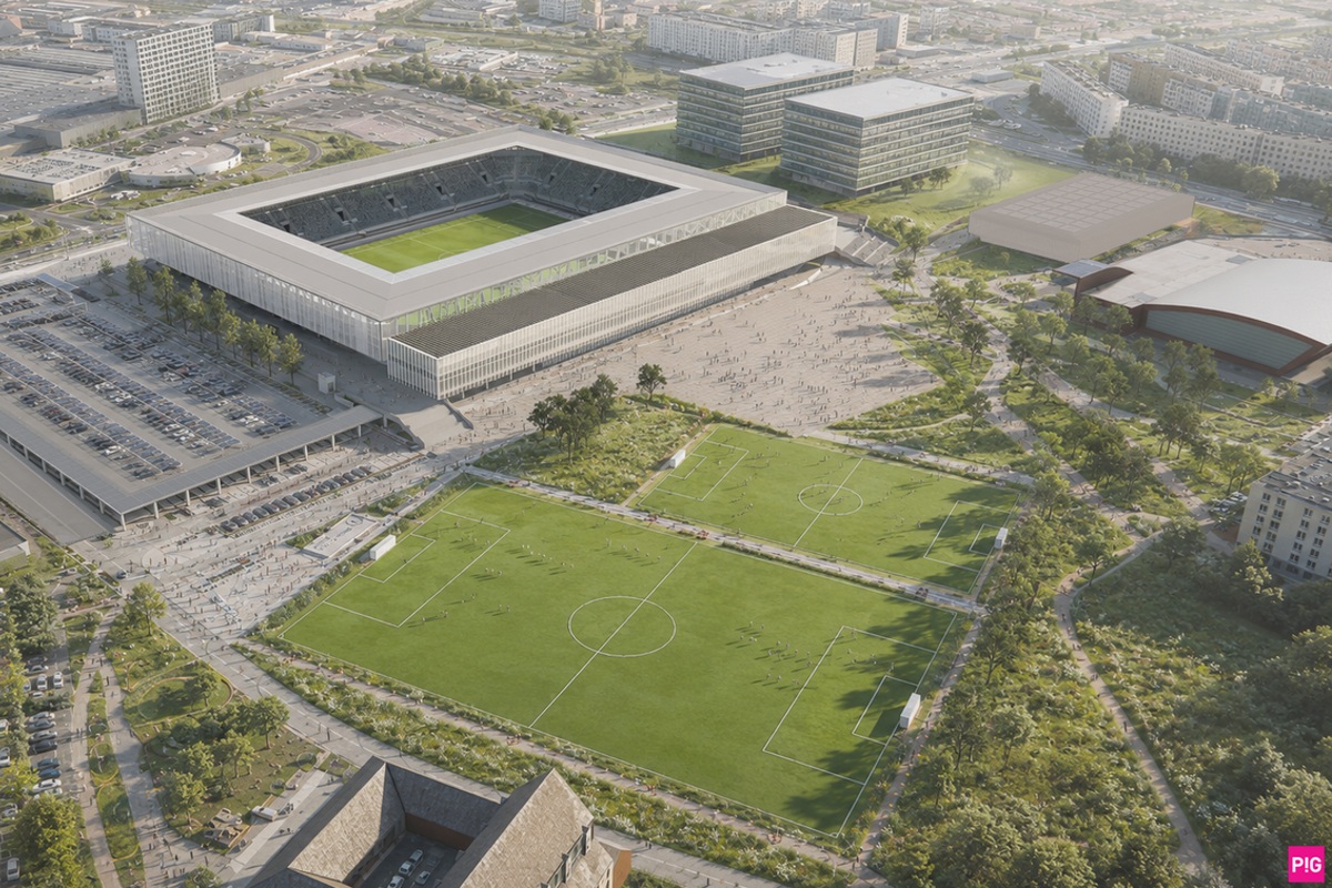 Olsztyn - projekt nowego stadionu